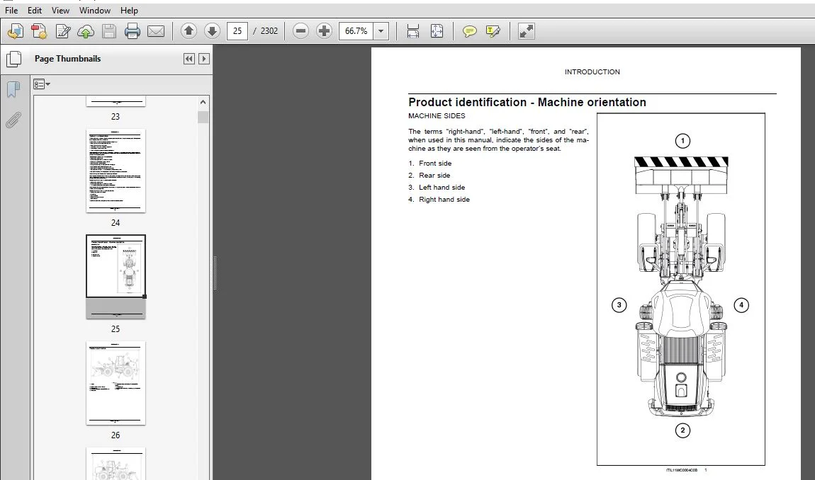 New Holland W190C W230C Tier 4A (interim) Wheel Loader Service Manual (47673351) - PDF Download - Image 3