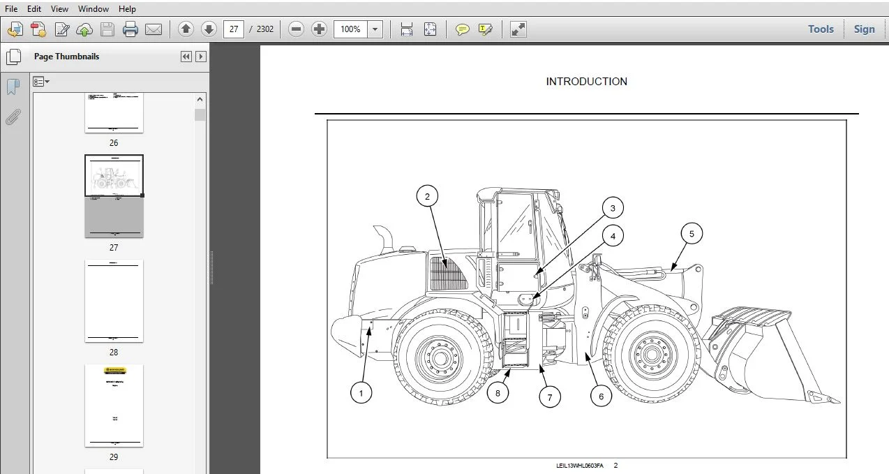 New Holland W190C W230C Tier 4A (interim) Wheel Loader Service Manual (47673351) - PDF Download - Image 4