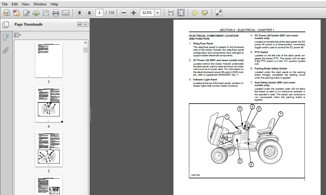 New Holland Yard Tractor LS Series Supplement Service Repair Manual (87014217) - NH LS Series - PDF Download - Image 4