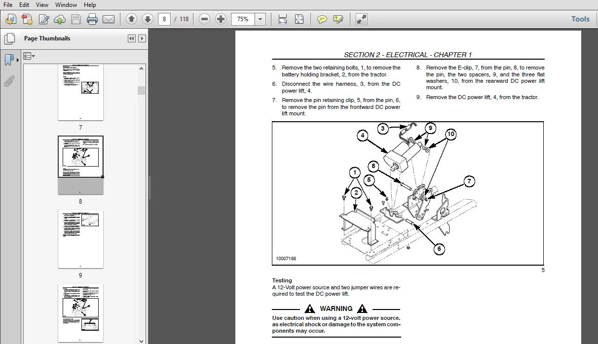 New Holland Yard Tractor LS Series Supplement Service Repair Manual (87014217) - NH LS Series - PDF Download - Image 3