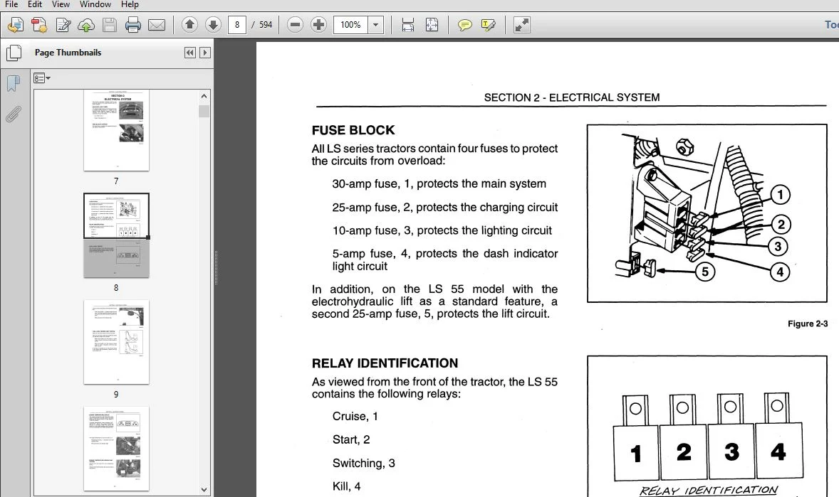 New Holland Yard Tractor LS25, LS35, LS45, LS55 Service Repair Manual (40002551R0) - New Holland - PDF Download - Image 4