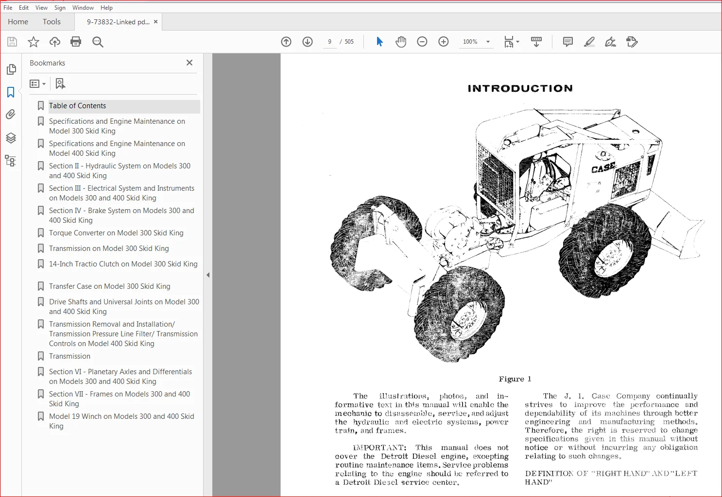 CASE 300SK 400SK LOG SKIDDER SERVICE REPAIR WORKSHOP MANUAL 9-73832 Download - Image 2