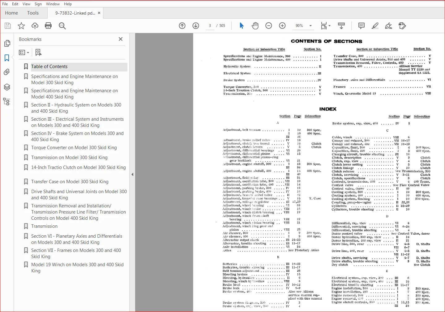 CASE 300SK 400SK LOG SKIDDER SERVICE REPAIR WORKSHOP MANUAL 9-73832 Download - Image 3