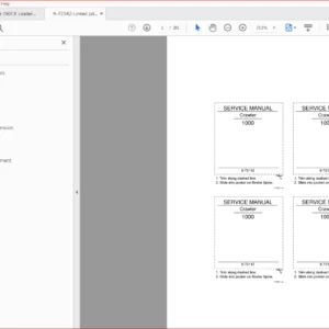 Case crawler bulldozer 1000D Service Repair Shop manual - CASE 1000 - PDF DOWNLOAD - 9-72142