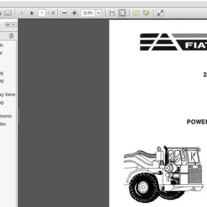 FIAT ALLIS 260A 260EA 260B 261B 262B 263B 460C Tractor Scrapers Power Sterring (Hydrostatic) Service Manual 70689739 - DOWNLOAD