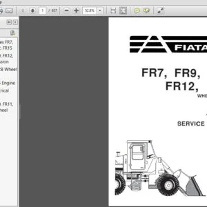 FIATALLIS FR7 FR9 FR10 FR12 FR15 AXLES WHEEL LOADER SERVICE MANUAL 73155597 - PDF DOWNLOAD