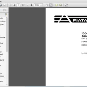 Fiat-Allis 100-C 150-C 200-C Motor graders Hydraulic Systems Service Manual 70690854 - PDF DOWNLOAD