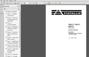 Fiat Allis 100-c 150-c 200-c Motor Graders Service Manual - PDF DOWNLOAD