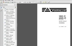 Fiat-Allis 150-C 200-C Motor graders Transmission Service Manual 70690696 - PDF DOWNLOAD