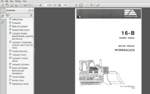 Fiat Allis 16-B Crawler Tractor Hydraulics Service Manual 70674538 - PDF DOWNLOAD