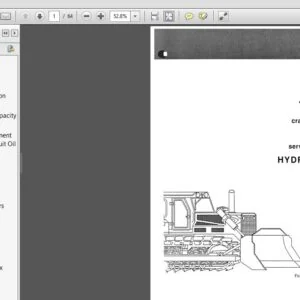 Fiat Allis 16-B Crawler Tractor Hydraulics Service Manual 70674538 - PDF DOWNLOAD