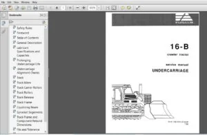 Fiat Allis 16-B Crawler tractor Undercarriage Service Manual 70674813 - PDF DOWNLOAD