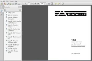 Fiat Allis 161 Elevating Tractor Scraper Engine Related Components Service Manual 73114992 - PDF DOWNLOAD