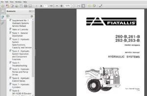 Fiat Allis 260 B 261 B 262 B 263 B TRACTOR SCRAPERS HYDRAULIC SYSTEMS 70694367 - PDF DOWNLOAD