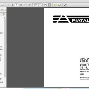 Fiat Allis 260(A-B-E-EA),262B,261B,263B Tractor Scraper HITCH Service Manual 73127732 - PDF DOWNLOAD