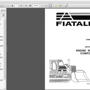 Fiat Allis 31 Crawler Tractor Scraper Engine Related Components Service Manual 73114991 - PDF DOWNLOAD