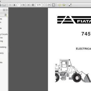 Fiat Allis 745 745-H Wheel Loaders Electrical System Service Manual 73056512 - PDF DOWNLOAD