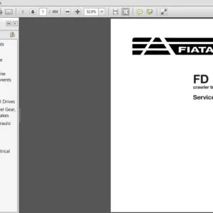 Fiat Allis FD175 Crawler Tractor Dozer Service Manual 60406572 - PDF DOWNLOAD