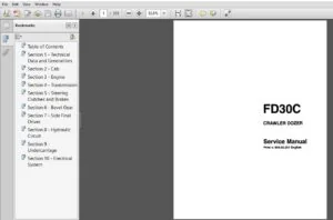Fiat Allis FD30C Crawler Dozer Service Manual 60402251 - PDF DOWNLOAD