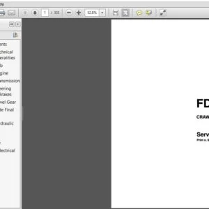 Fiat Allis FD30C Crawler Dozer Service Manual 60402251 - PDF DOWNLOAD