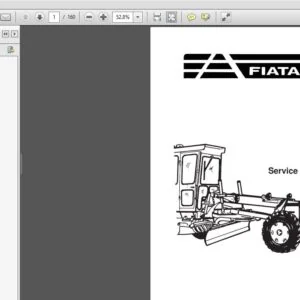 Fiat Allis FG75 FG85 FG95 Motor Graders Service Information Manual - PDF DOWNLOAD