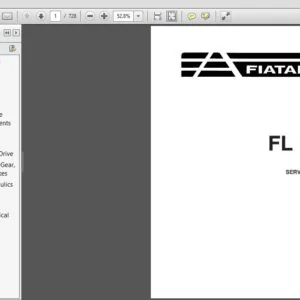 Fiat Allis FL10E Crawler Loader Service Manual 73156192 - PDF DOWNLOAD