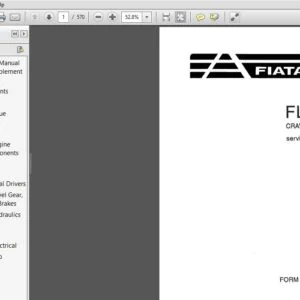 Fiat Allis FL14E Crawler Loaders Service Manual 73152729 - PDF DOWNLOAD