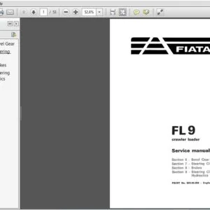 Fiat Allis FL9 Crawler Loader Service Manual - PDF DOWNLOAD