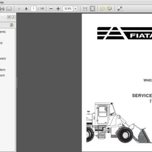 Fiat Allis FR10 FR11 FR12 FR12B Wheel Loaders Service Manual 73158237 - PDF DOWNLOAD