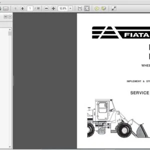 Fiat Allis FR10 FR12 FR15 Wheel Loader Axles & Drive Shafts Service Manual 73148731 - PDF DOWNLOAD