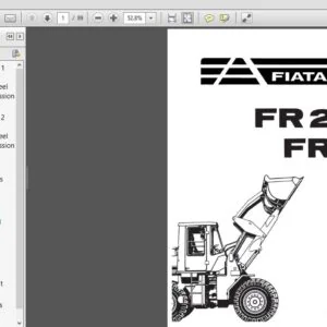 Fiat Allis FR20B FR20 Transmission Service Manual - PDF DOWNLOAD