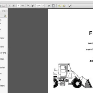 Fiat Allis FR20B FR20 Wheel Loaders Service Repair Manual (73157974) - Fiat Allis - PDF Download
