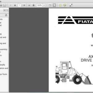 Fiat Allis FR35 945 B 945 WHEEL LOADER AXLES AND DRIVE SHAFTS Service Manual 73148532 - PDF DOWNLOAD