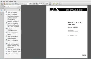 Fiat Allis HD41 41B Crawler Tractors HYDRAULICS Service Manuals  70695805 - PDF DOWNLOAD
