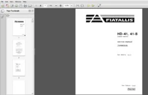 Fiat Allis HD41 41B Crawler Tractors Transmission Service Manual 70695274 - PDF DOWNLOAD
