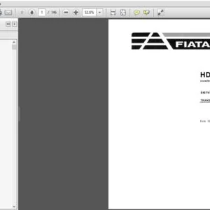 Fiat Allis HD41 41B Crawler Tractors Transmission Service Manual 70695274 - PDF DOWNLOAD
