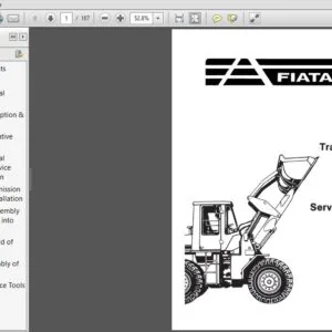 Fiat Allis Wheel Loader FR15 Service Manual 73149528 - PDF DOWNLOAD