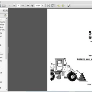 Fiat Allis Wheel Loaders 545-B 605-B Brakes & Air System Service Manual 73059356 - PDF DOWNLOAD