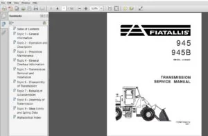 Fiat Allis Wheel Loaders 945 945B Service Manual 73062940 - PDF DOWNLOAD