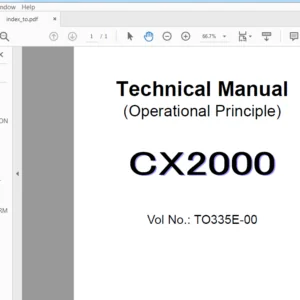 Hitachi CX2000 Crawler Crane Operational Principle+Troubleshooting+Workshop Manual - PDF DOWNLOAD