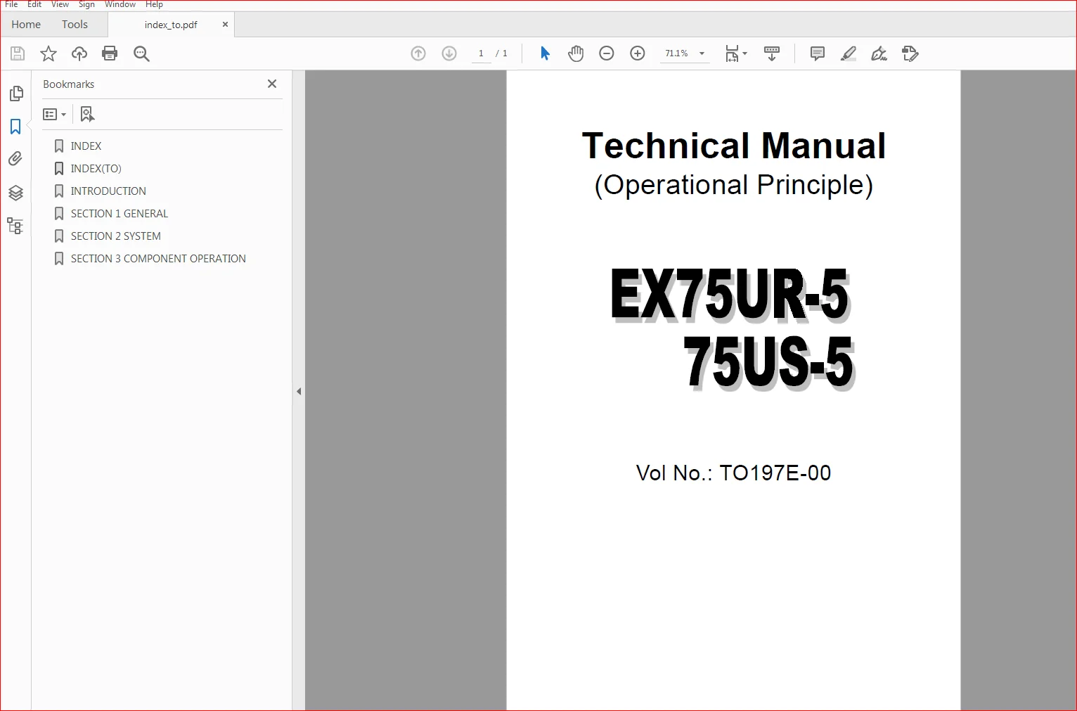 Hitachi EX75US-5/75US-5 Excavator Operational Principle+Troubleshooting+Workshop Manual - PDF Download - Image 4