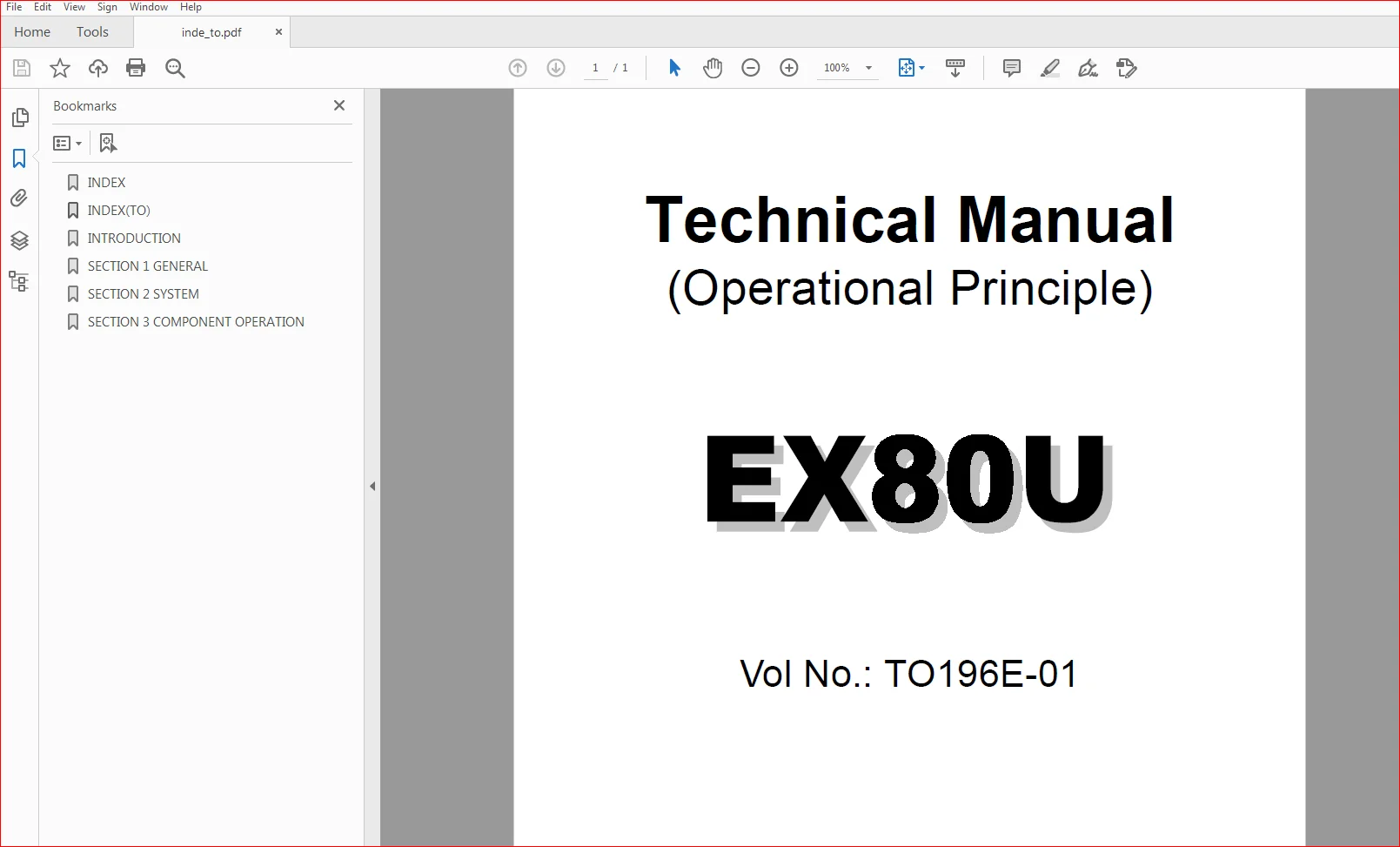 Hitachi EX80U Hydraulic Excavator Operational Principle+Troubleshooting+Workshop Manual - PDF Download - Image 3