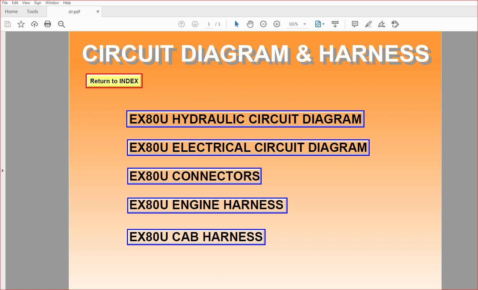 Hitachi EX80U Hydraulic Excavator Operational Principle+Troubleshooting+Workshop Manual - PDF Download - Image 5