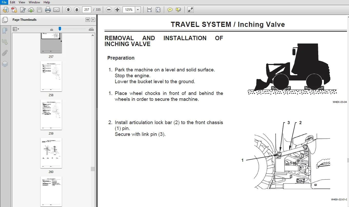 Hitachi ZW30 40 50 Wheel Loader Workshop + Technical Manual - PDF Download - Image 4