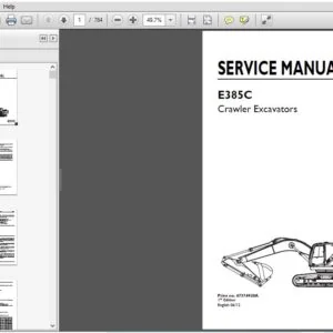 NEW HOLLAND E385C Crawler Excavators SERVICE REPAIR MANUAL 47374920A - PDF DOWNLOAD
