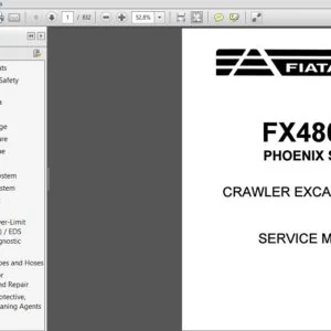 NEW HOLLAND FX480LC PHOENIX SERIES CRAWLER EXCAVATOR SERVICE MANUAL 73176979 - PDF DOWNLOAD