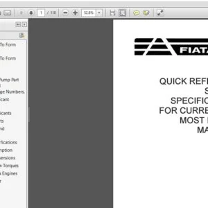 NEW HOLLAND Fiatallis  SUPPLEMENTARY Manual 73160623  - PDF DOWNLOAD