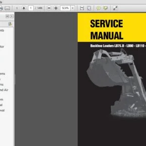 NEW HOLLAND LB75 B  LB90  LB110  LB115 B Backhoe Loaders SERVICE MANUAL 6045606100R0 - PDF DOWNLOAD