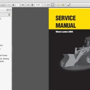NEW HOLLAND Wheel Loaders LW50 REPAIR SERVICE MANUAL  73179329  - PDF DOWNLOAD