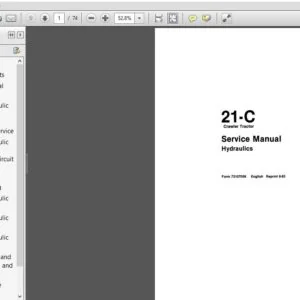 New Holland 21C Hydraulics Crawler Tractor Service Manual (73107059) New Holland 21C - PDF Download